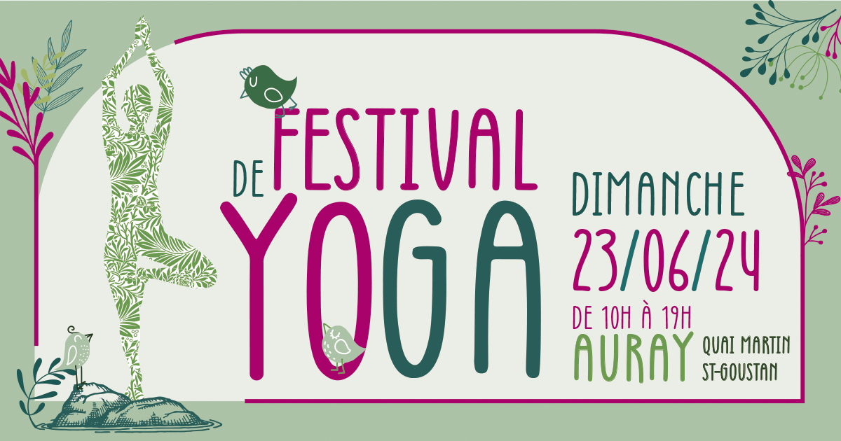 Affiche du Yoga Festival d'Auray