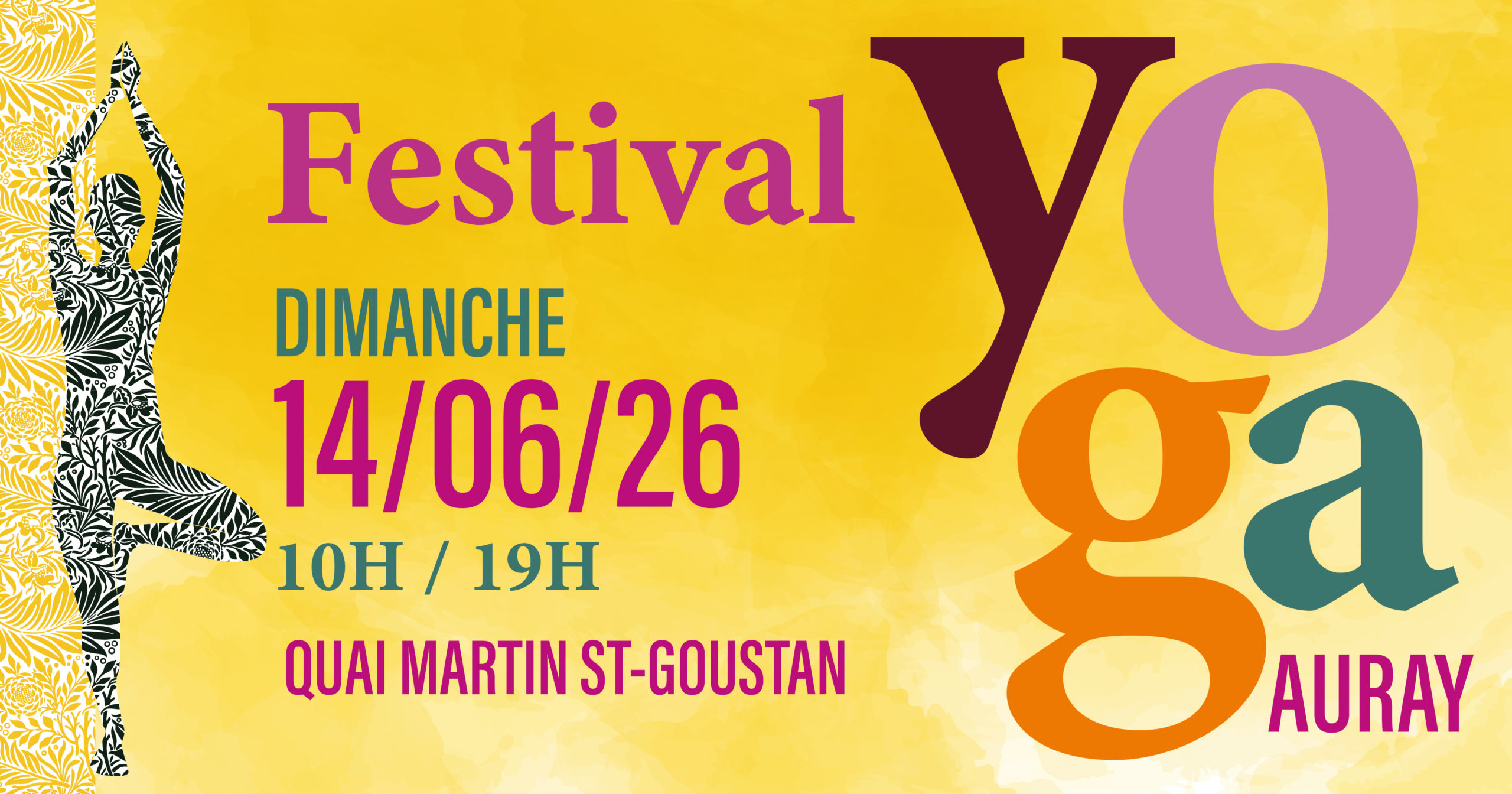 Affiche du Yoga Festival d'Auray